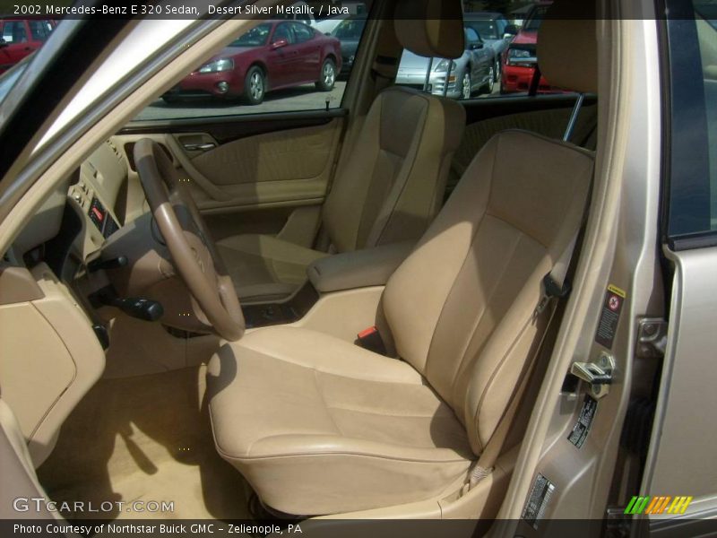 Desert Silver Metallic / Java 2002 Mercedes-Benz E 320 Sedan