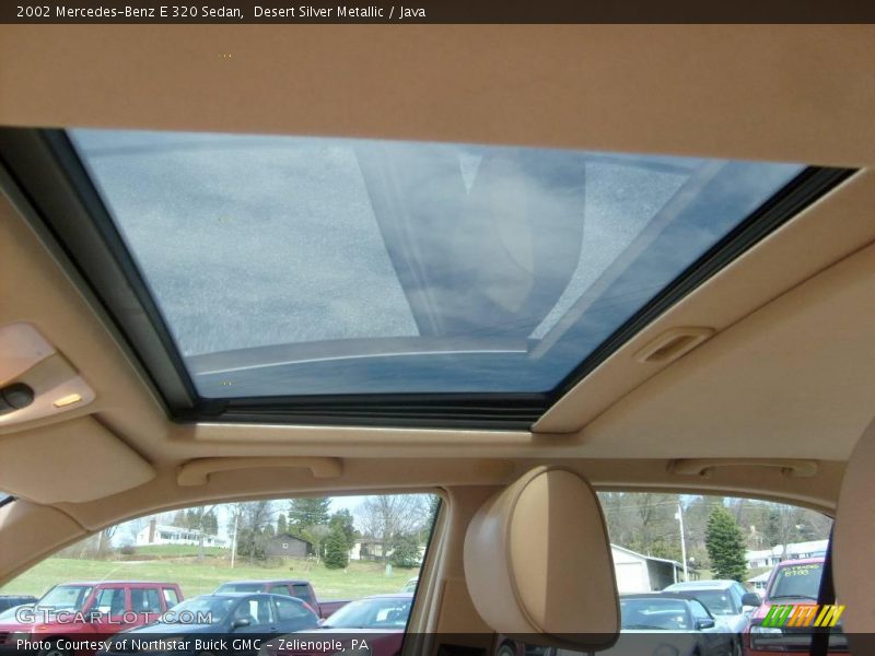 Desert Silver Metallic / Java 2002 Mercedes-Benz E 320 Sedan