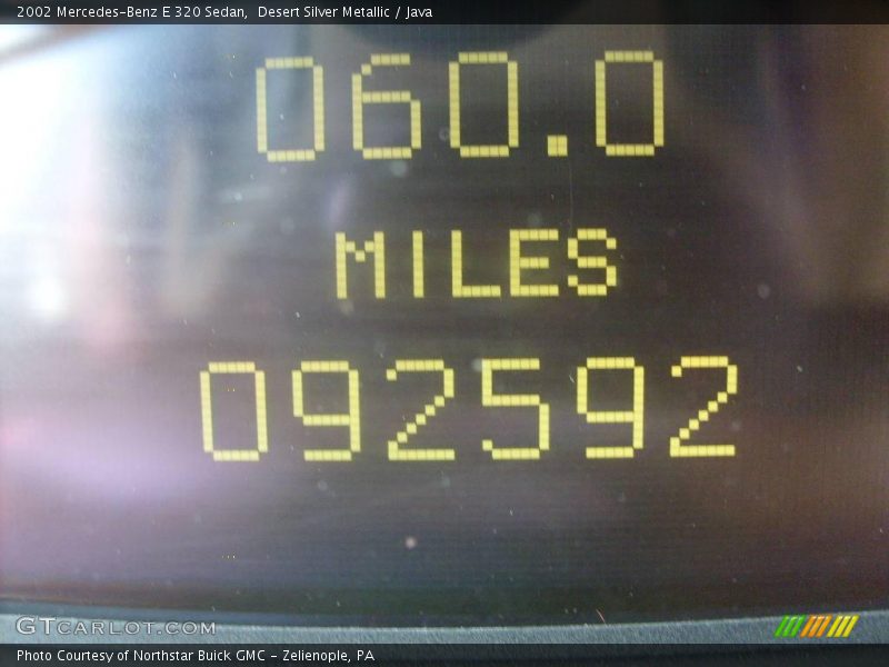 Desert Silver Metallic / Java 2002 Mercedes-Benz E 320 Sedan