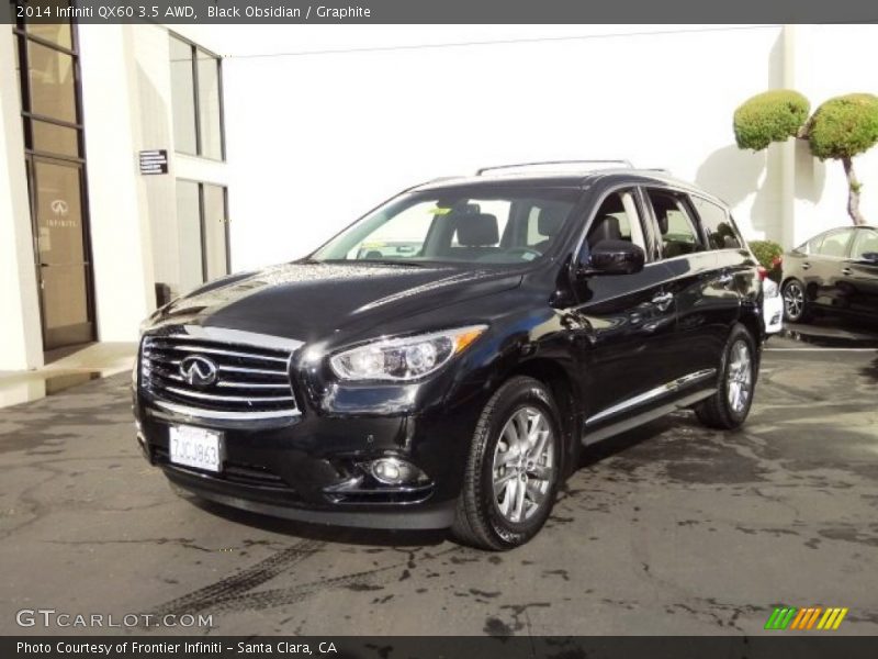 Black Obsidian / Graphite 2014 Infiniti QX60 3.5 AWD