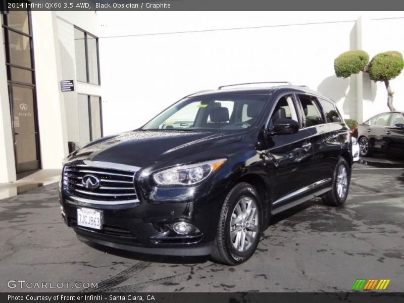 Black Obsidian / Graphite 2014 Infiniti QX60 3.5 AWD