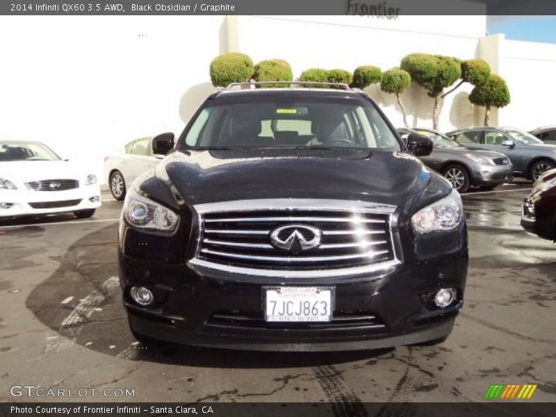 Black Obsidian / Graphite 2014 Infiniti QX60 3.5 AWD