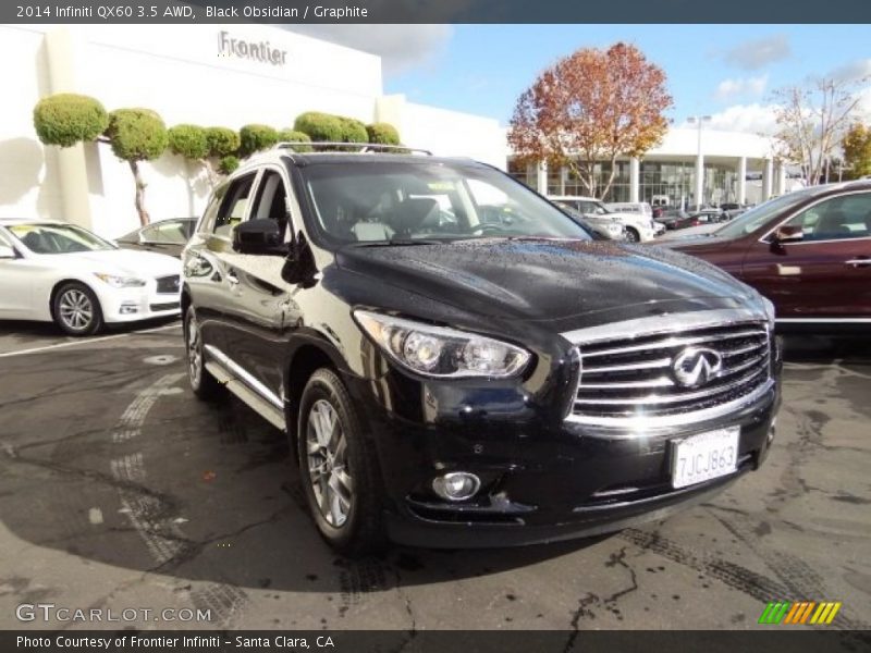 Black Obsidian / Graphite 2014 Infiniti QX60 3.5 AWD