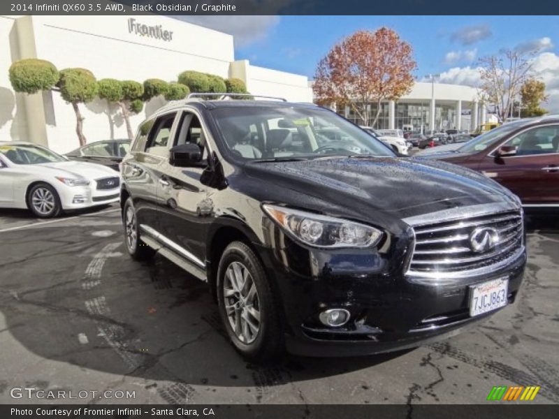 Black Obsidian / Graphite 2014 Infiniti QX60 3.5 AWD