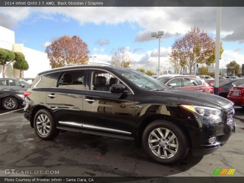 Black Obsidian / Graphite 2014 Infiniti QX60 3.5 AWD