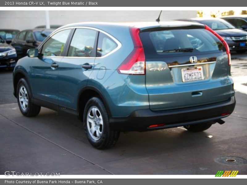 Twilight Blue Metallic / Black 2013 Honda CR-V LX