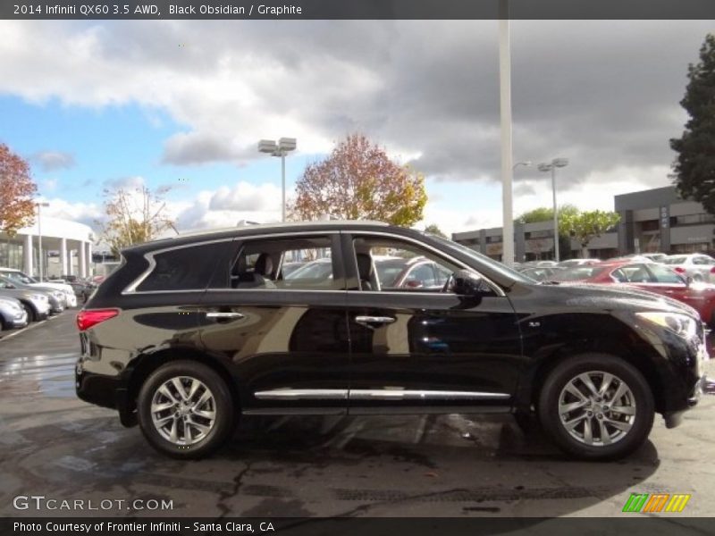 Black Obsidian / Graphite 2014 Infiniti QX60 3.5 AWD