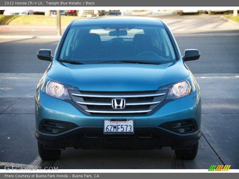Twilight Blue Metallic / Black 2013 Honda CR-V LX