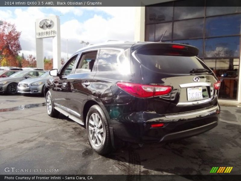 Black Obsidian / Graphite 2014 Infiniti QX60 3.5 AWD