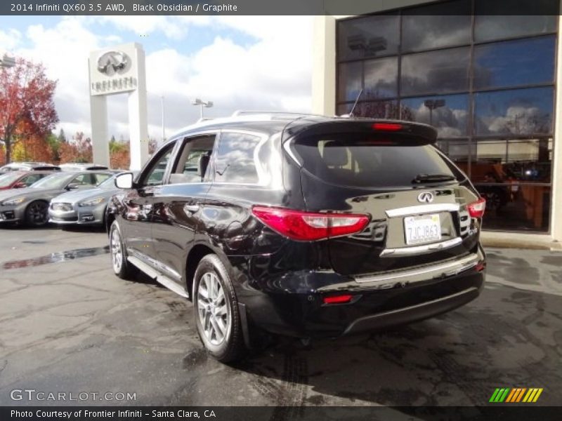 Black Obsidian / Graphite 2014 Infiniti QX60 3.5 AWD