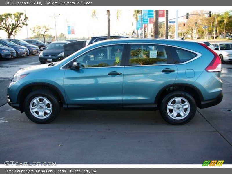 Twilight Blue Metallic / Black 2013 Honda CR-V LX