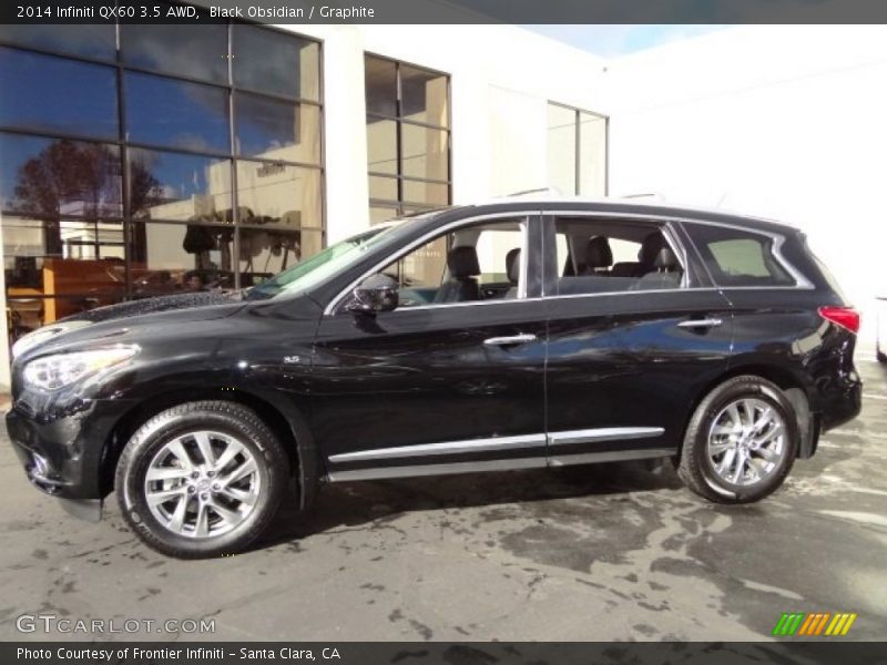 Black Obsidian / Graphite 2014 Infiniti QX60 3.5 AWD