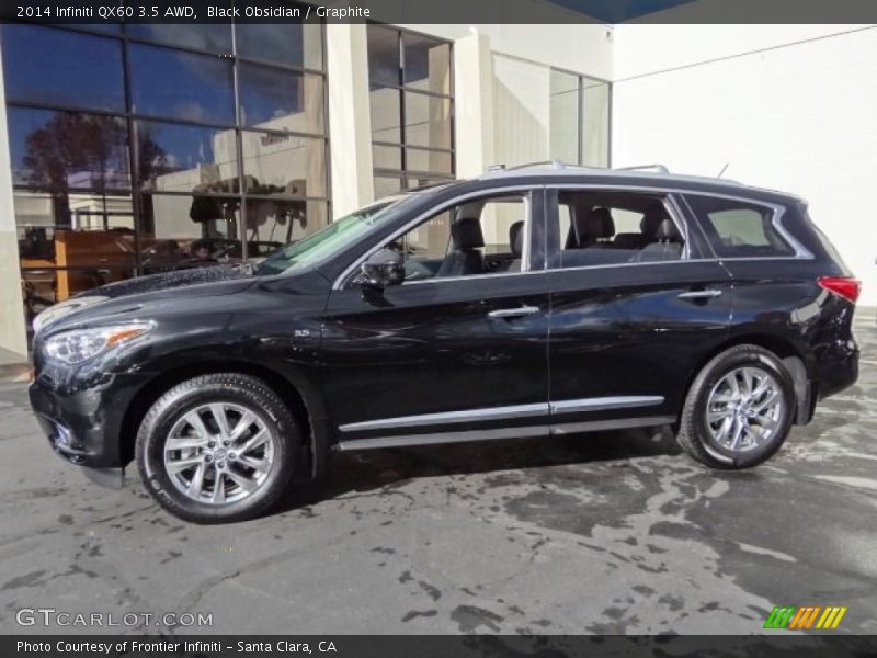 Black Obsidian / Graphite 2014 Infiniti QX60 3.5 AWD