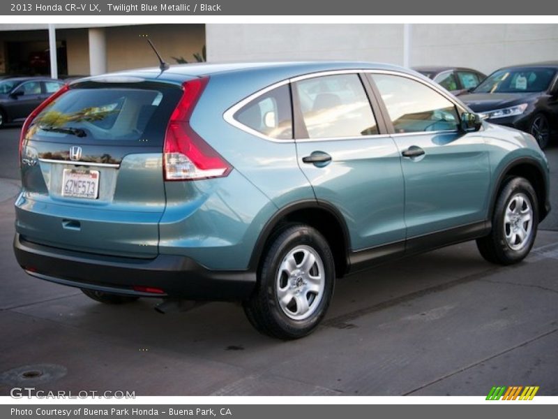 Twilight Blue Metallic / Black 2013 Honda CR-V LX