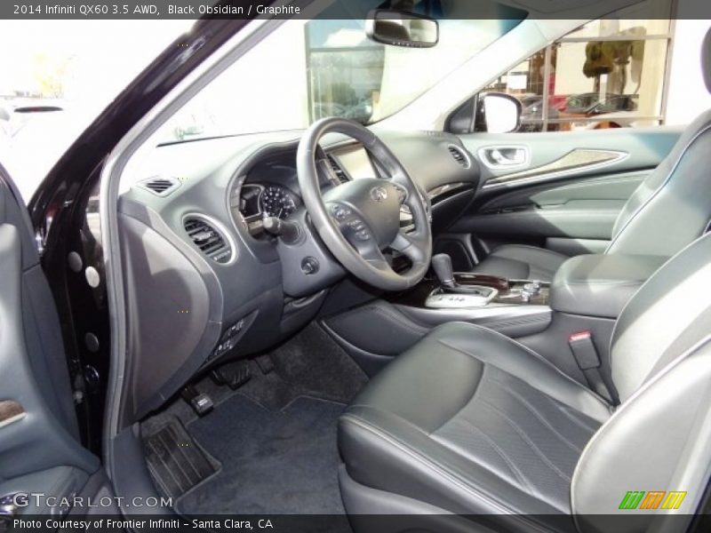 Black Obsidian / Graphite 2014 Infiniti QX60 3.5 AWD