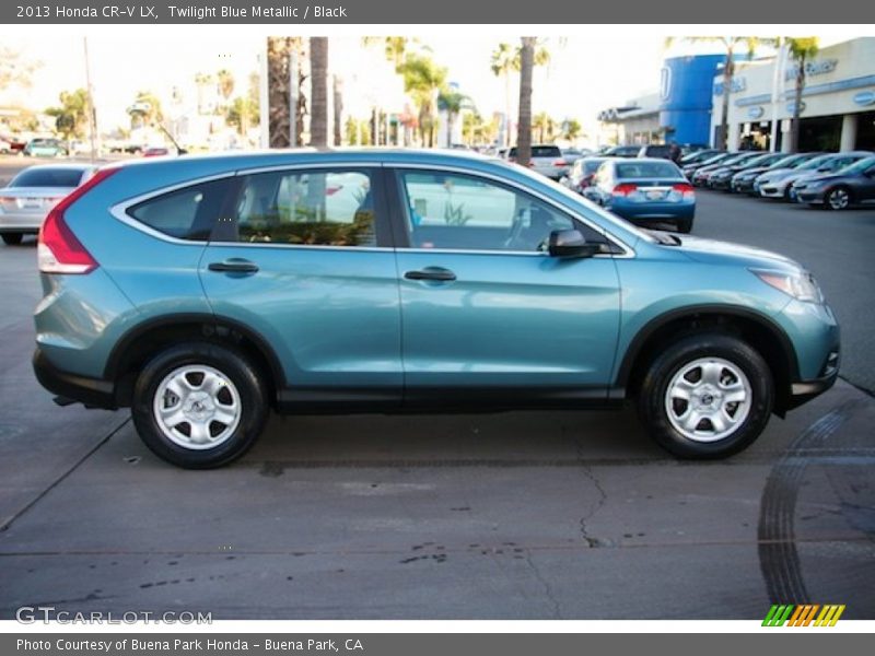 Twilight Blue Metallic / Black 2013 Honda CR-V LX