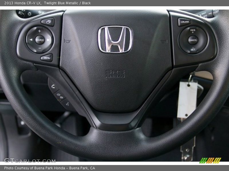 Twilight Blue Metallic / Black 2013 Honda CR-V LX