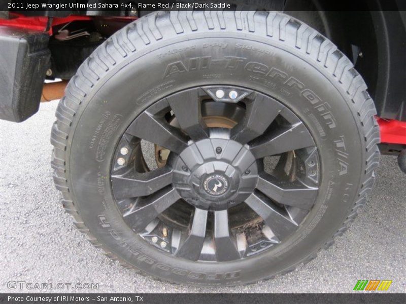 Flame Red / Black/Dark Saddle 2011 Jeep Wrangler Unlimited Sahara 4x4