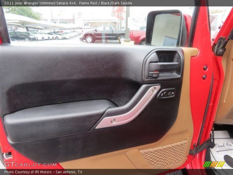 Flame Red / Black/Dark Saddle 2011 Jeep Wrangler Unlimited Sahara 4x4