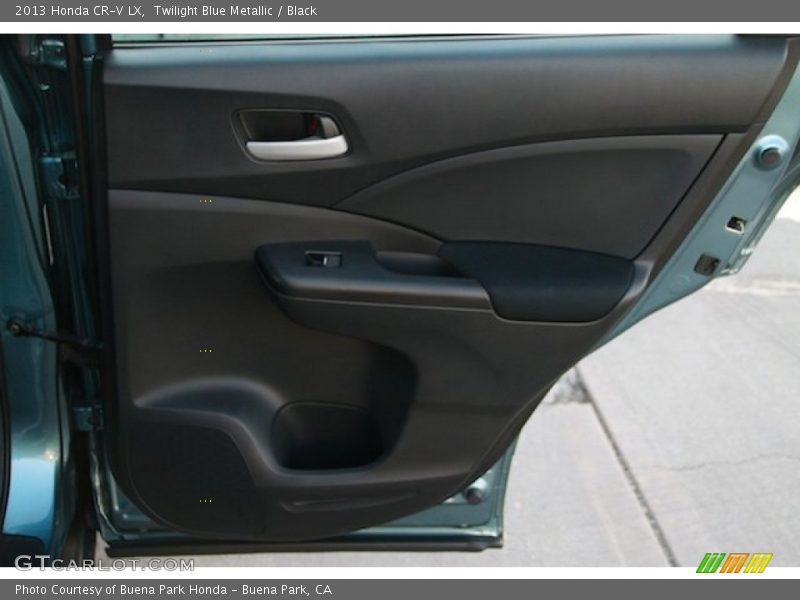 Twilight Blue Metallic / Black 2013 Honda CR-V LX