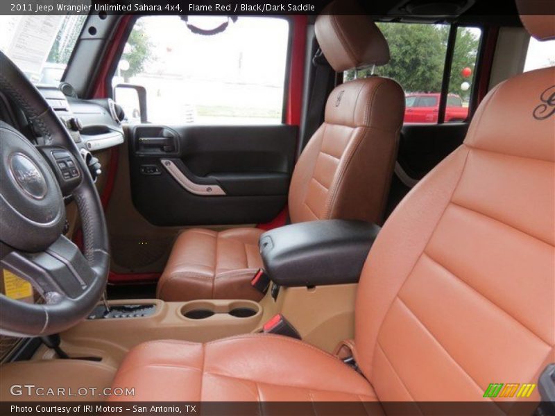 Flame Red / Black/Dark Saddle 2011 Jeep Wrangler Unlimited Sahara 4x4