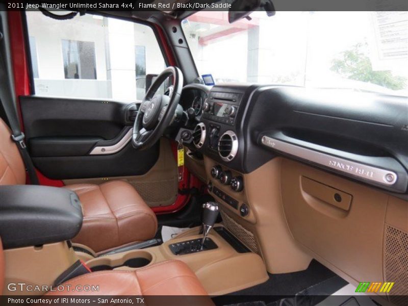 Flame Red / Black/Dark Saddle 2011 Jeep Wrangler Unlimited Sahara 4x4