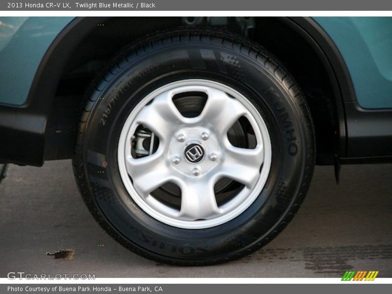 Twilight Blue Metallic / Black 2013 Honda CR-V LX