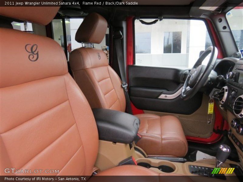 Flame Red / Black/Dark Saddle 2011 Jeep Wrangler Unlimited Sahara 4x4
