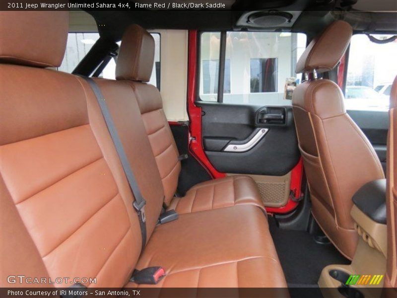 Flame Red / Black/Dark Saddle 2011 Jeep Wrangler Unlimited Sahara 4x4