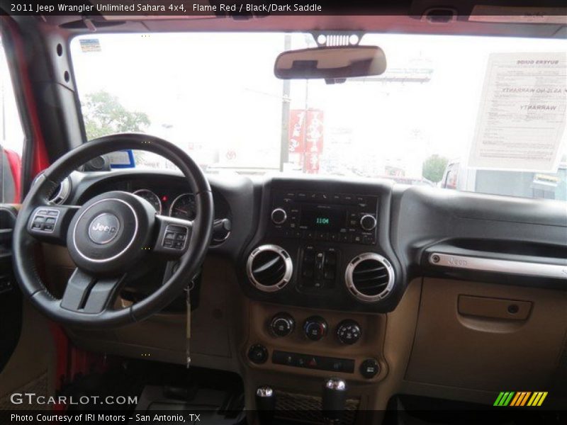 Flame Red / Black/Dark Saddle 2011 Jeep Wrangler Unlimited Sahara 4x4