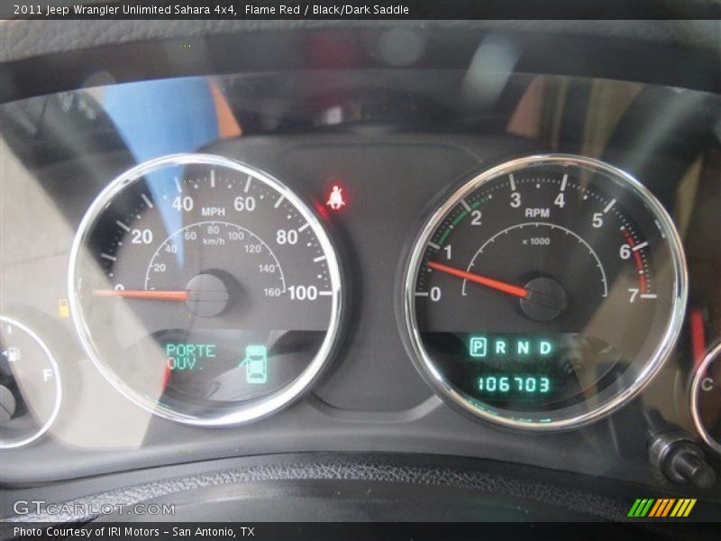 Flame Red / Black/Dark Saddle 2011 Jeep Wrangler Unlimited Sahara 4x4