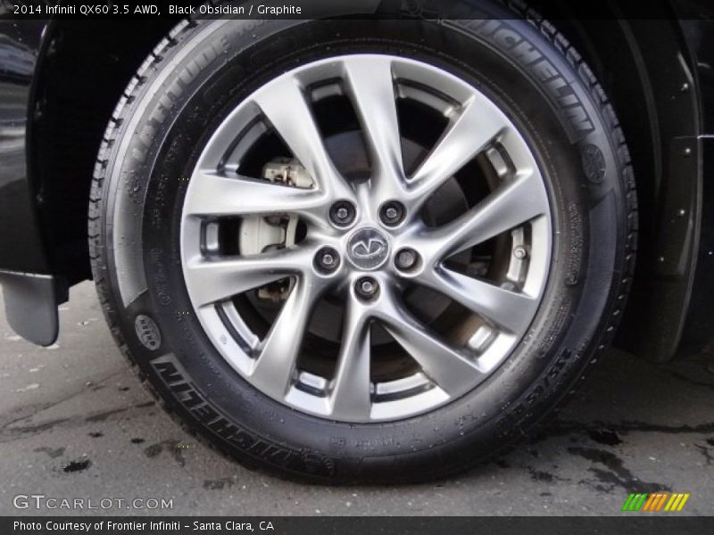 Black Obsidian / Graphite 2014 Infiniti QX60 3.5 AWD