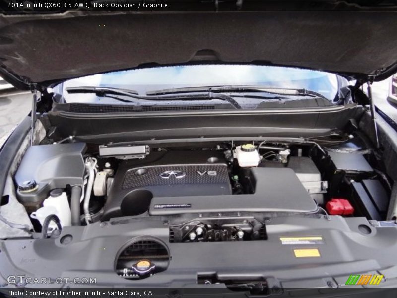 Black Obsidian / Graphite 2014 Infiniti QX60 3.5 AWD