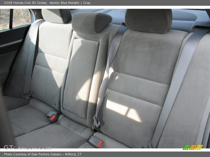 Atomic Blue Metallic / Gray 2008 Honda Civic EX Sedan