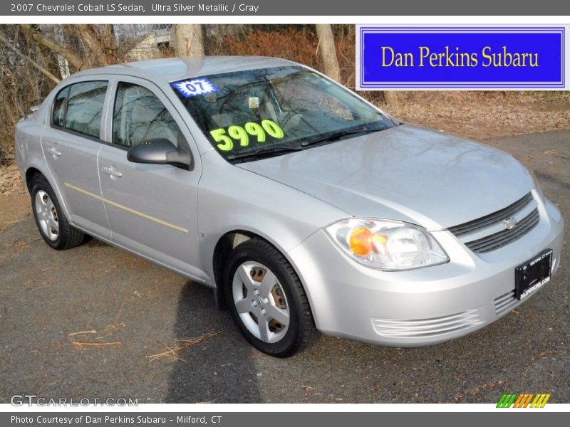 Ultra Silver Metallic / Gray 2007 Chevrolet Cobalt LS Sedan