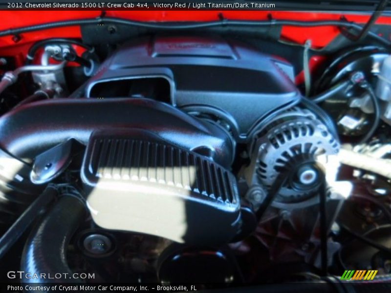 Victory Red / Light Titanium/Dark Titanium 2012 Chevrolet Silverado 1500 LT Crew Cab 4x4
