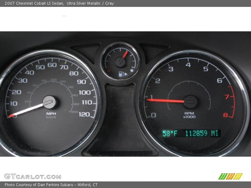 Ultra Silver Metallic / Gray 2007 Chevrolet Cobalt LS Sedan
