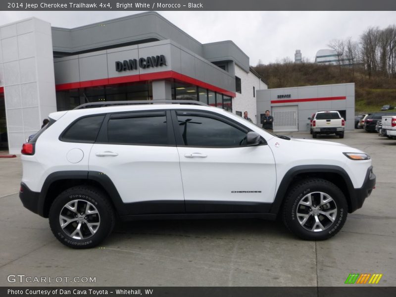 Bright White / Morocco - Black 2014 Jeep Cherokee Trailhawk 4x4