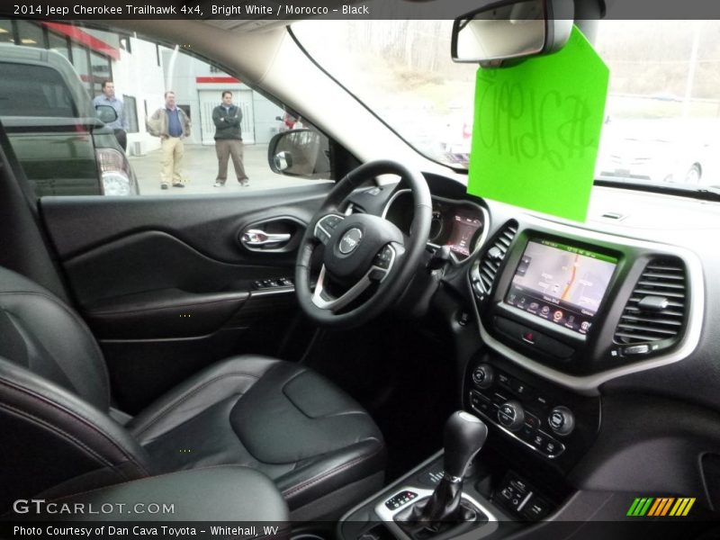 Bright White / Morocco - Black 2014 Jeep Cherokee Trailhawk 4x4