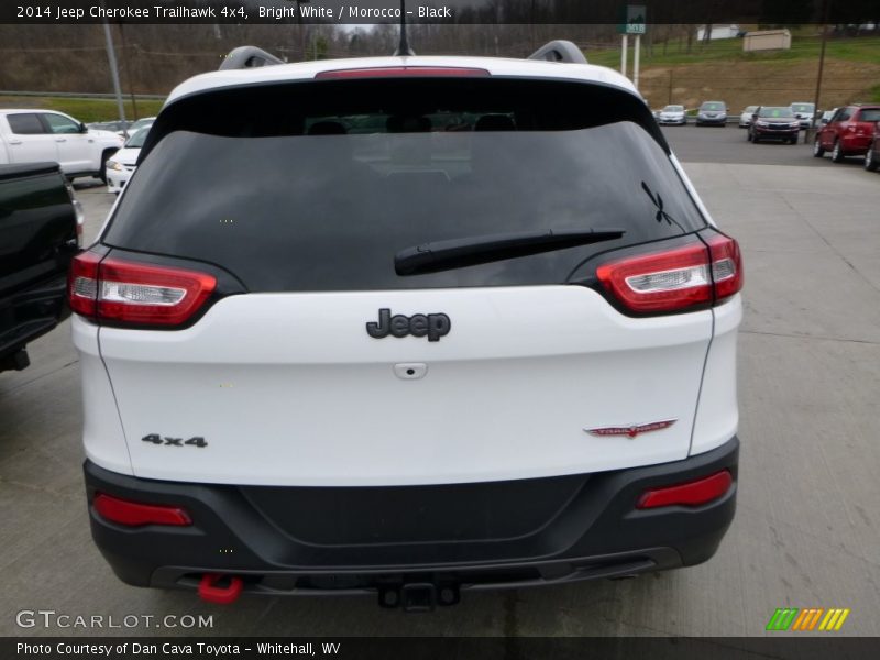 Bright White / Morocco - Black 2014 Jeep Cherokee Trailhawk 4x4