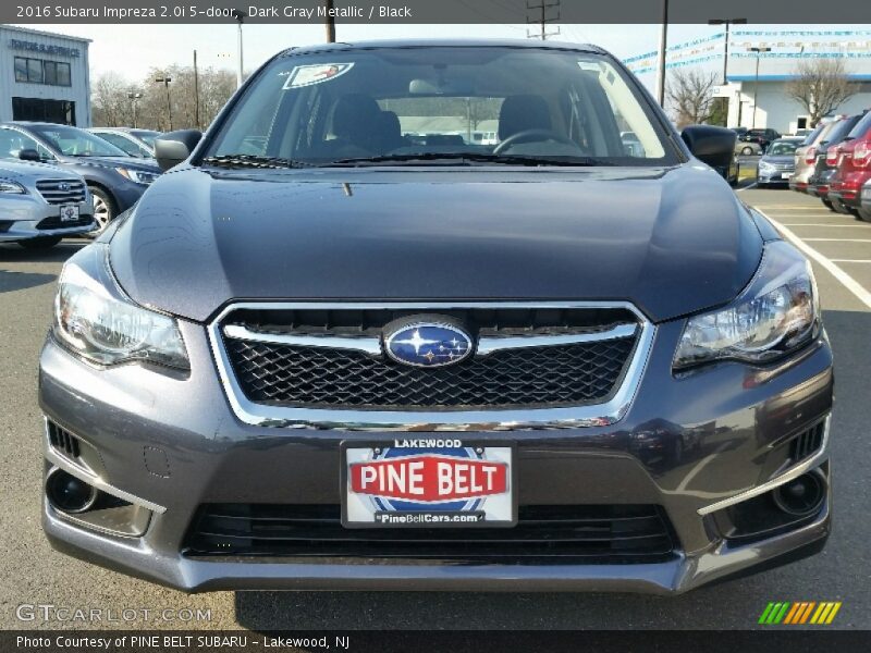 Dark Gray Metallic / Black 2016 Subaru Impreza 2.0i 5-door