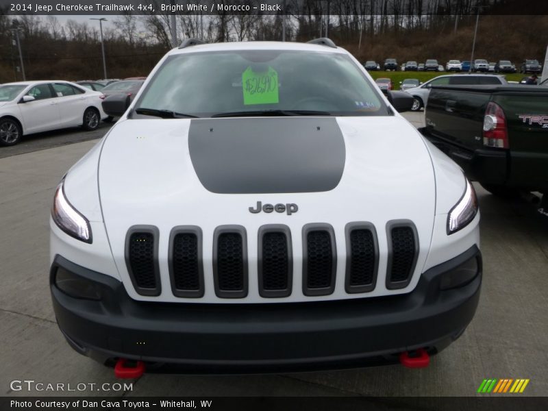 Bright White / Morocco - Black 2014 Jeep Cherokee Trailhawk 4x4
