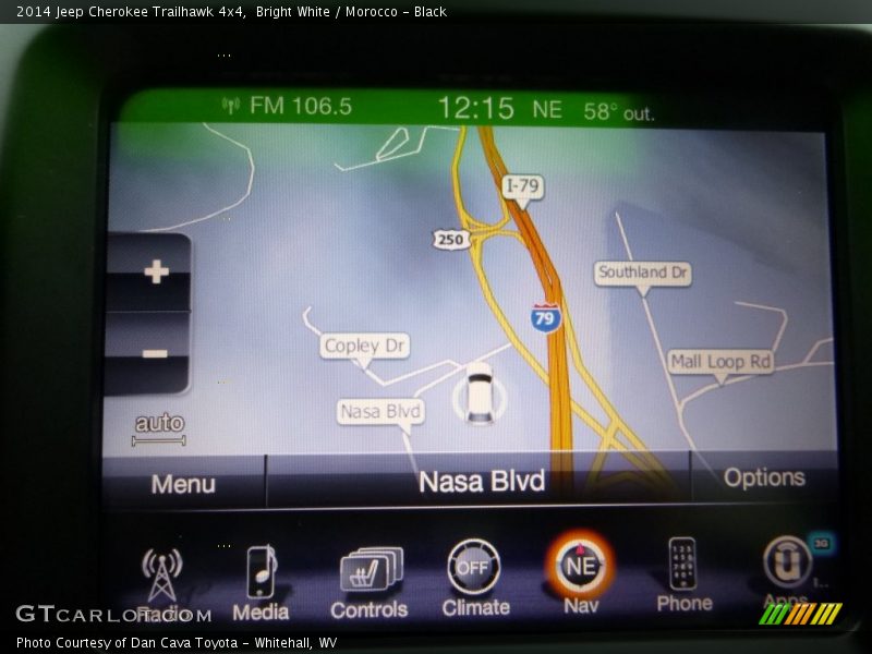 Bright White / Morocco - Black 2014 Jeep Cherokee Trailhawk 4x4