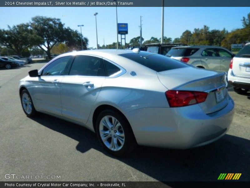 Silver Ice Metallic / Jet Black/Dark Titanium 2014 Chevrolet Impala LT