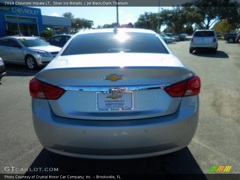 Silver Ice Metallic / Jet Black/Dark Titanium 2014 Chevrolet Impala LT