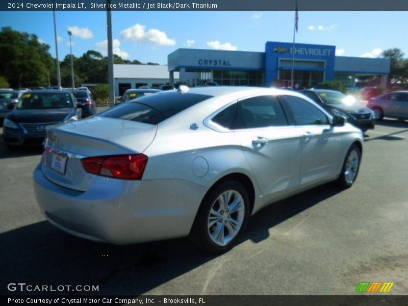 Silver Ice Metallic / Jet Black/Dark Titanium 2014 Chevrolet Impala LT