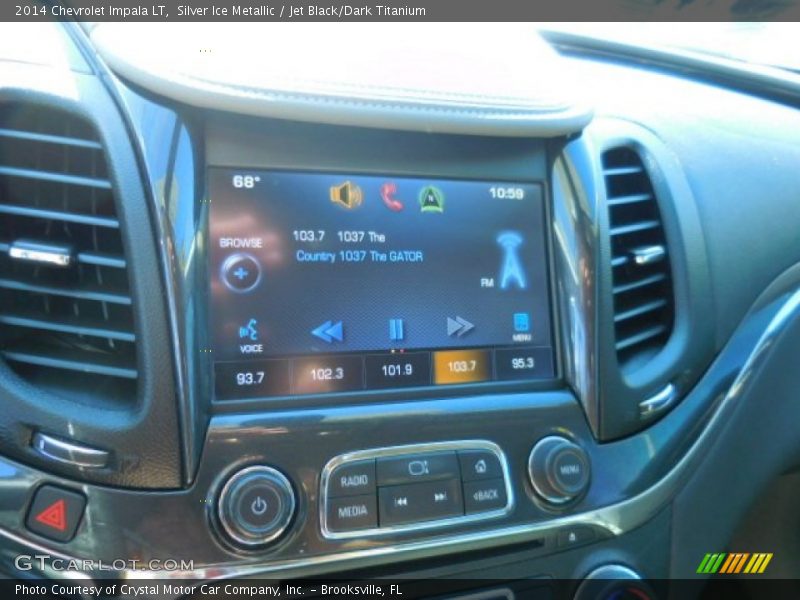 Silver Ice Metallic / Jet Black/Dark Titanium 2014 Chevrolet Impala LT