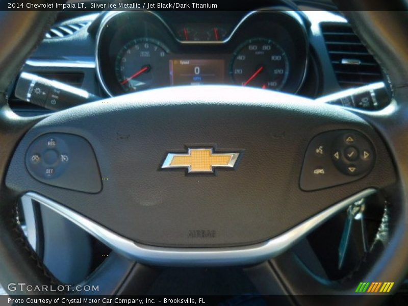 Silver Ice Metallic / Jet Black/Dark Titanium 2014 Chevrolet Impala LT