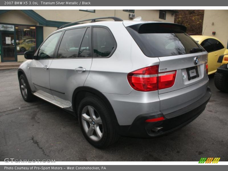 Titanium Silver Metallic / Black 2007 BMW X5 3.0si
