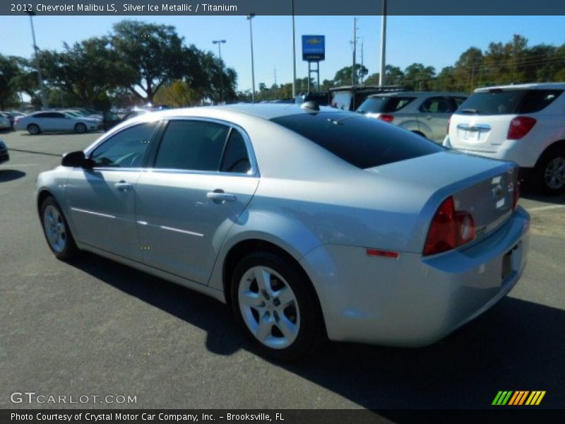 Silver Ice Metallic / Titanium 2012 Chevrolet Malibu LS